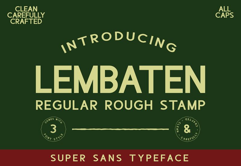 Lembaten Schriftart