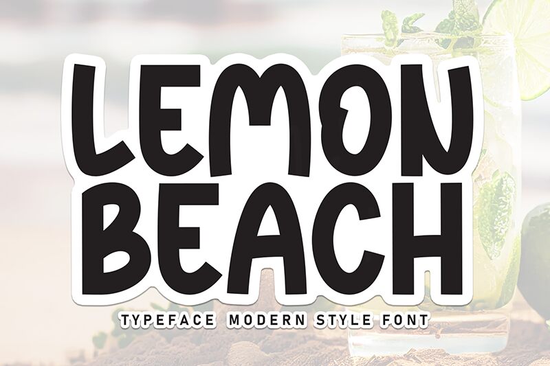 Lemon Beach Schriftart