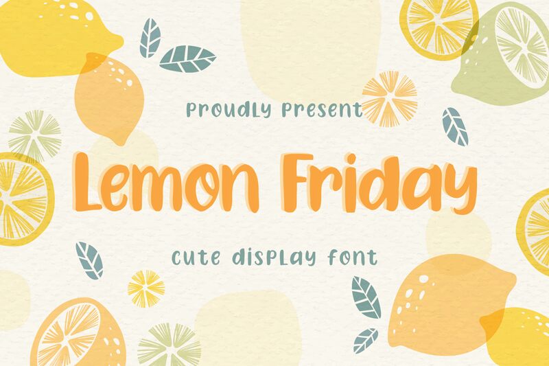Lemon Friday Schriftart