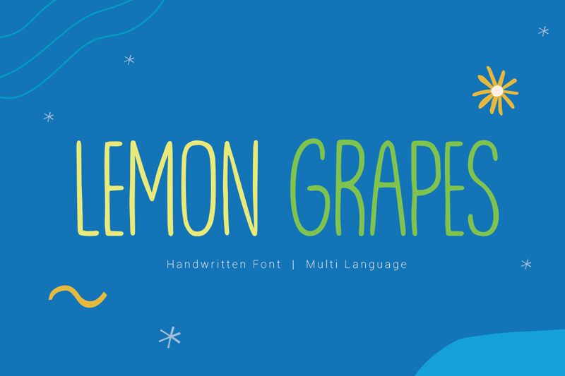 Lemon Grapes Schriftart