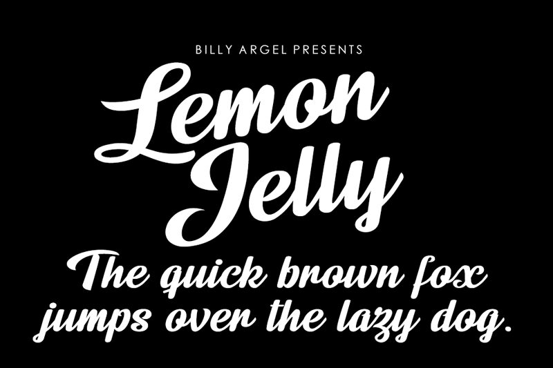 Lemon Jelly Schriftart