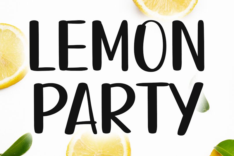 Lemon Party Font