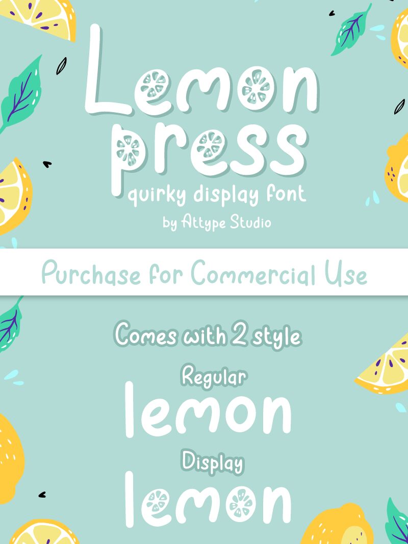 Lemon Press Czcionka