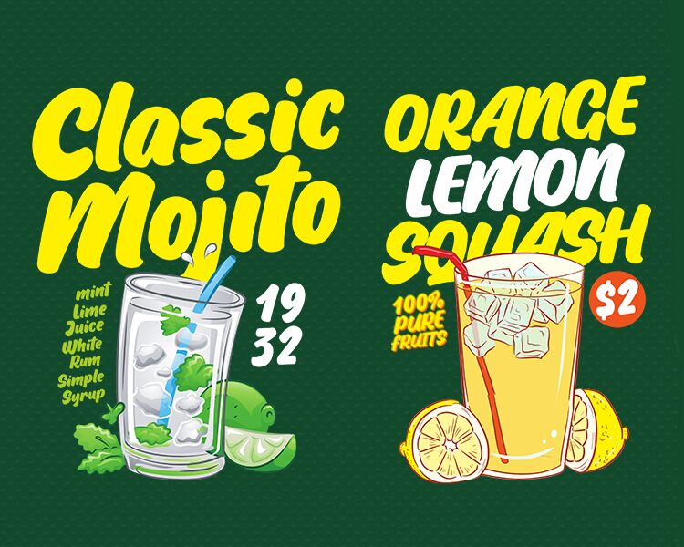 Lemon Round Schriftart