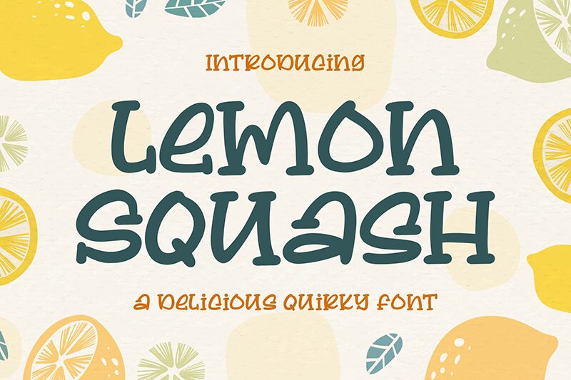Lemon Squash Schriftart