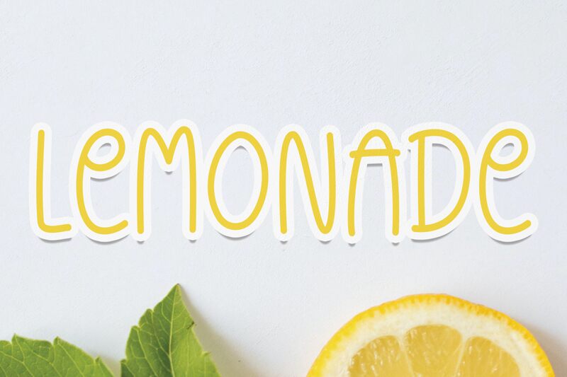 Lemonade font
