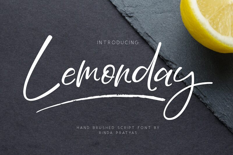 Lemonday — Presentazione del carattere