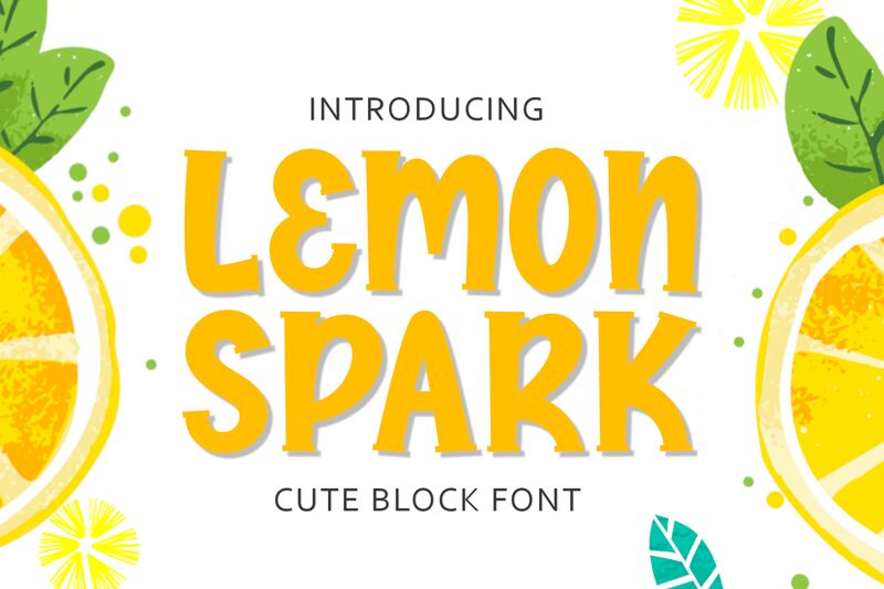 Lemon spark Шрифт