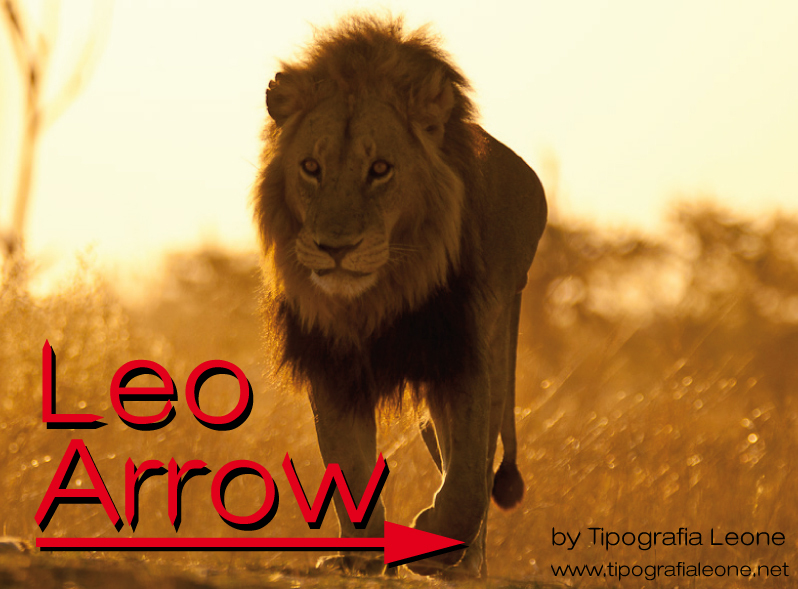 Leo Arrow Schriftart