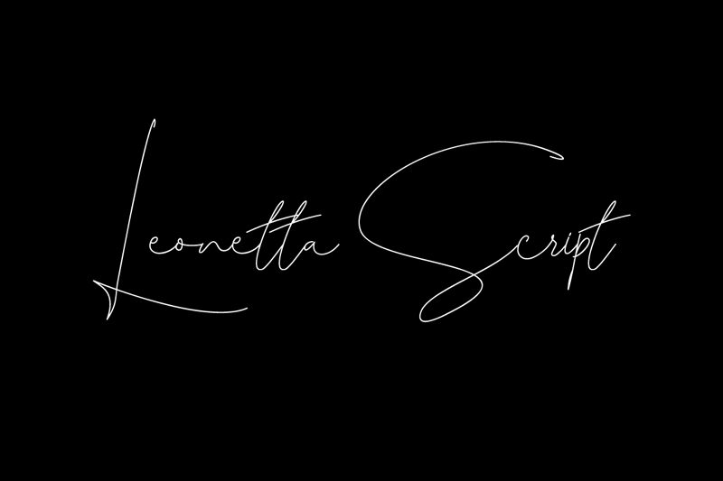 Leonetta Script Schriftart