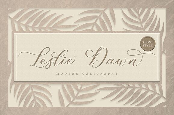 Leslie Dawn Schriftart