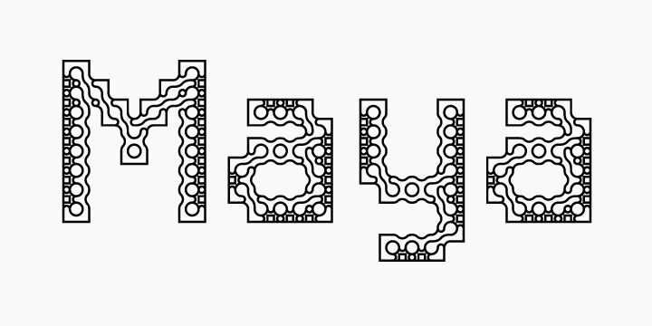 Letrix2 Schriftart