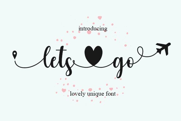 Letsgo Schriftart