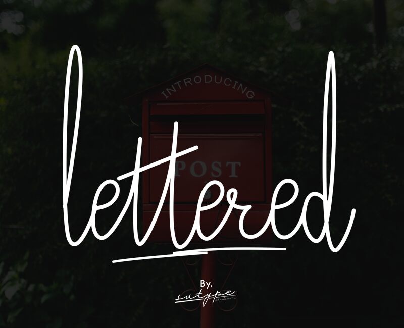 Lettered Schriftart