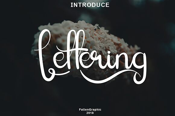 Lettering Script Fuente