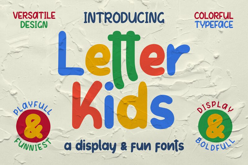 Letter Kids Schriftart