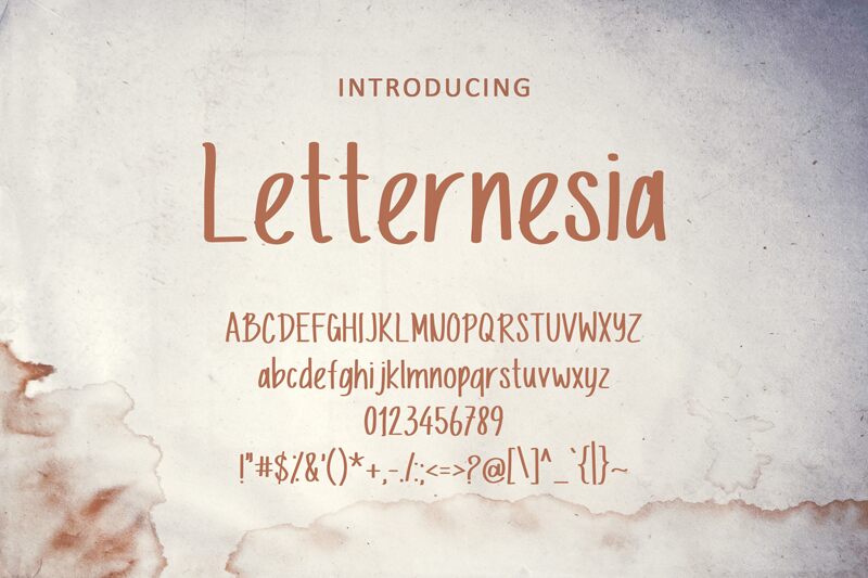 Letternesia Font