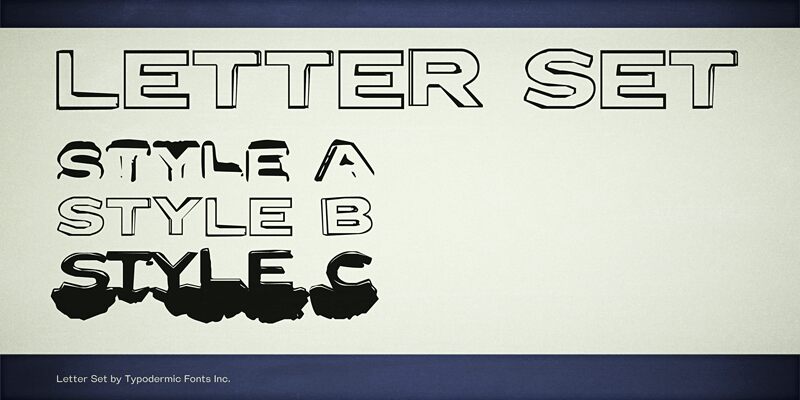Letter Set Schriftart