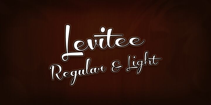 Levitee Demo Schriftart