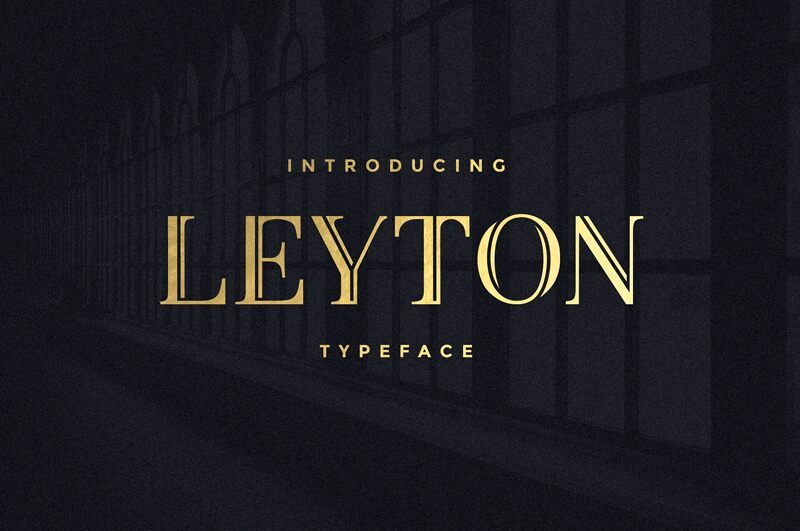 Leyton الخط