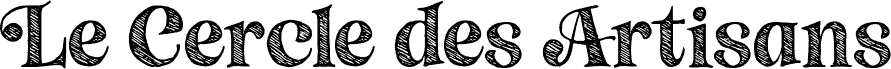 Le Cercle des Artisans Schriftart