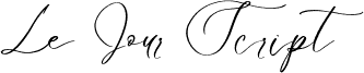 Le Jour Script