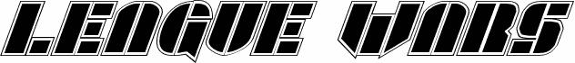 League Wars Academy Italic