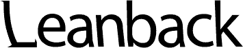 Preview of the Leanback font