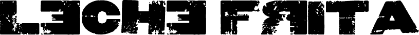 Preview of the Leche Frita font
