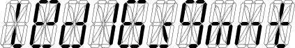 LED 16 Segment Italic