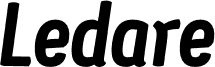 Ledare Bold Italic PERSONAL USE ONLY