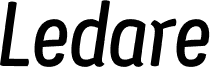 Ledare Medium Italic PERSONAL USE ONLY