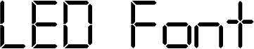 LEDFont