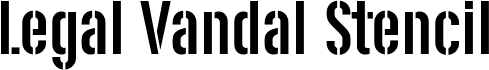 Legal Vandal Stencil