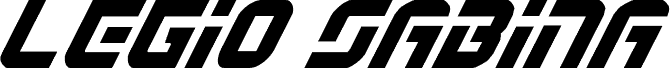 معاينة خط Legio Sabina Italic