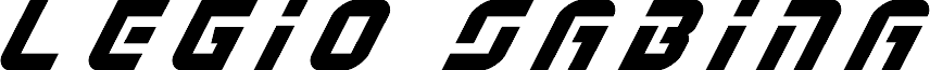 معاينة خط Legio Sabina Title Italic
