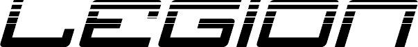 Legion Halftone Italic