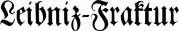 Leibniz-Fraktur
