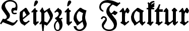 Leipzig Fraktur Bold