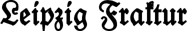Leipzig Fraktur Heavy ExtraBold