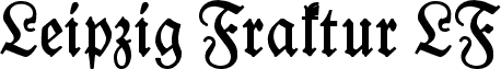 Leipzig Fraktur LF Bold