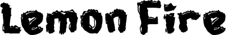 Preview of the Lemon Fire font