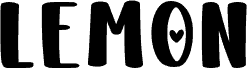 LEMON フォント
