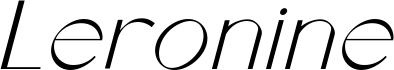 Leronine Oblique