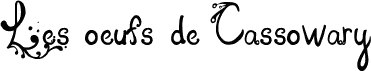Les oeufs de Cassowary