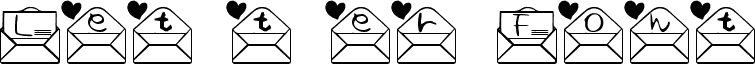 Letter Font