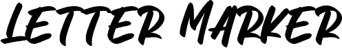 Letter Marker Regular