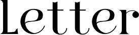 Letter Personal Use Only Regular