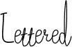 Lettered
