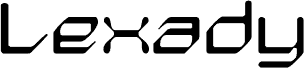 Anteprima del carattere LexadyBlur-Regular